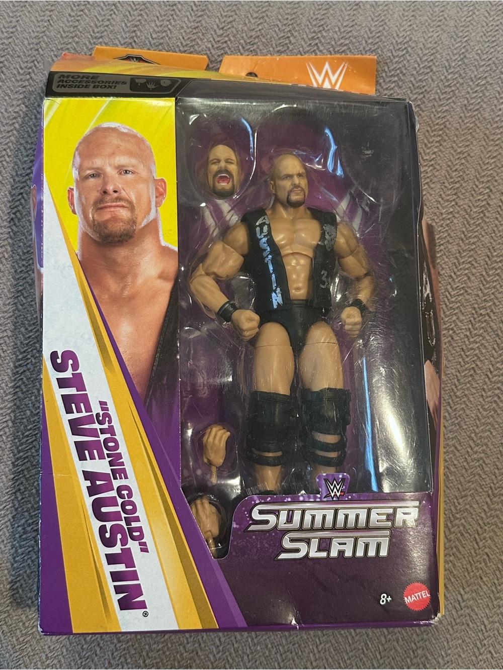 Mattel WWE Summer Slam Elite 2026 - Stone Cold Steve Austin (box is damaged)